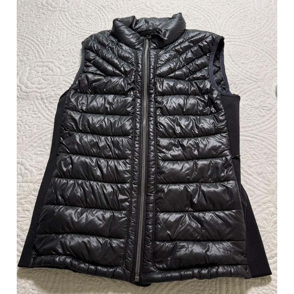 Gap Vintage Primaloft Puffer Vest Wns XS Black‎ Full Zip Quilted Lightweight